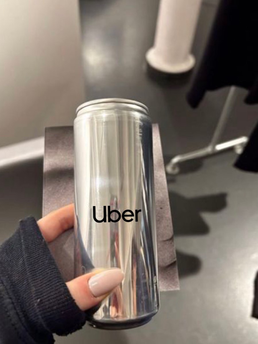 Canette réutilisable Uber